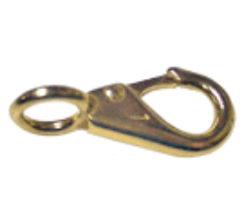 Snaphook, Stationary – Brass