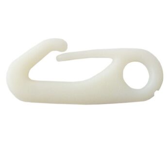 Snaphook, Stationary – White Nylon