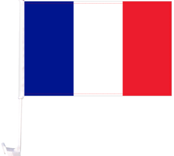 France Car Flags