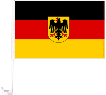 Germany Car Flags (with eagle)