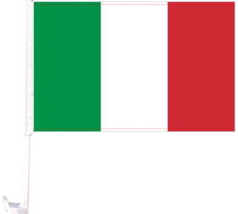 Italy Car Flag