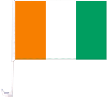 Ivory Coast Car Flag