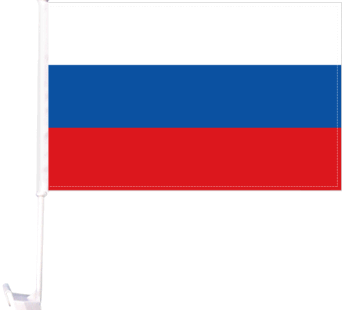 Russia Car Flag