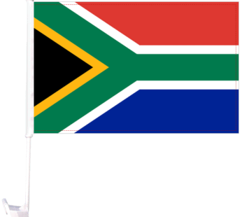 South Africa Car Flag