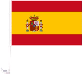 Spain Car Flag