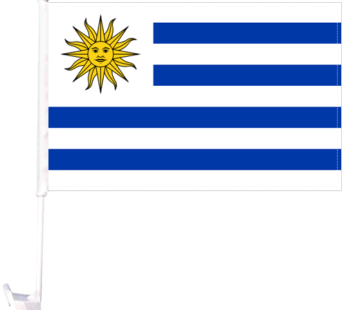 Uruguay Car Flag
