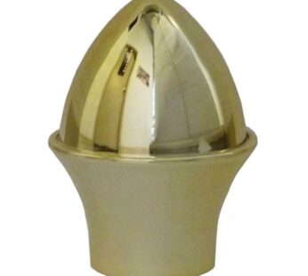 Acorn Finial, 1.5″ Plastic, Gold