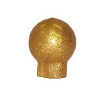 1.5″ Gold Rubber Ball Finial