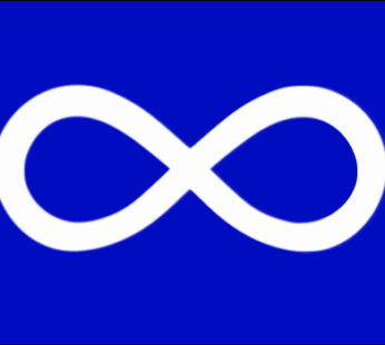 Métis Flag, Blue
