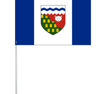 Northwest Territories Paper Stick Flags