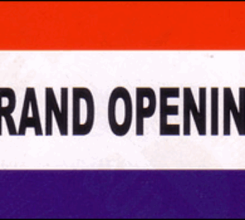 Grand Opening Flag