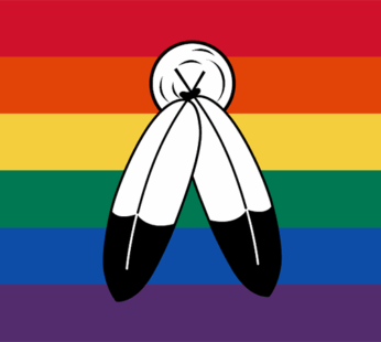 Two Spirit Pride Flags