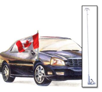 Auto Fender Flagpole 26″