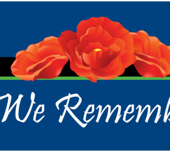 We Remember Motorcycle Flag