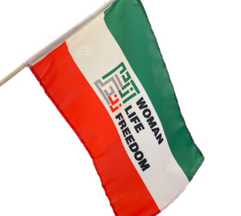 Iran Woman Life Freedom – 12×18 Stick Flag