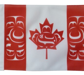 Canadian Indigenous Aerial Flag, 5″x8″