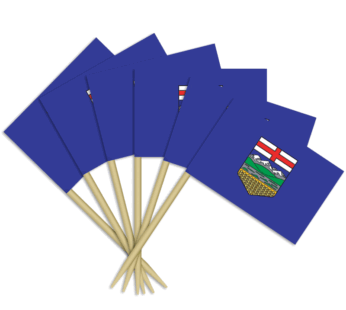 Alberta Toothpick Flags