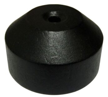 1 Hole Black Wood Base