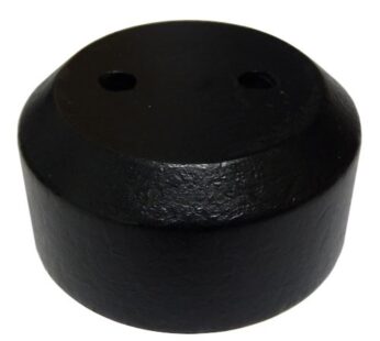 2 Hole Black Wood Base