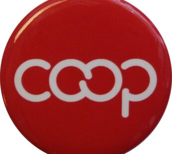 Co-op Button, Red