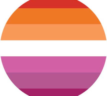 Lesbian Sunset (7 Stripe) Buttons