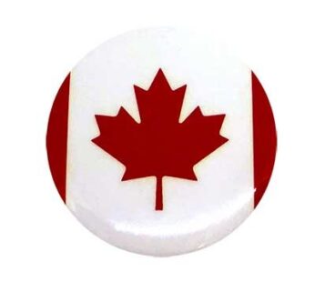 Canada 1.5″ Round Button