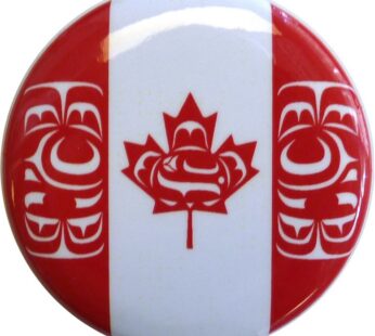Canadian Indigenous Flag Button