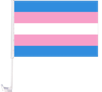 Transgender Car Flags