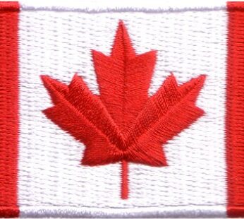 Canada Flag 2″x4″ Crest