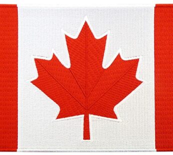 Canada Flag 5″x10″ Crest