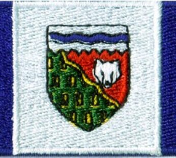 Northwest Territories 1.5″x2.5″ Crest