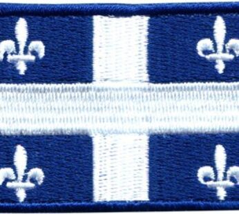Quebec 1.5″x2.5″ Crest