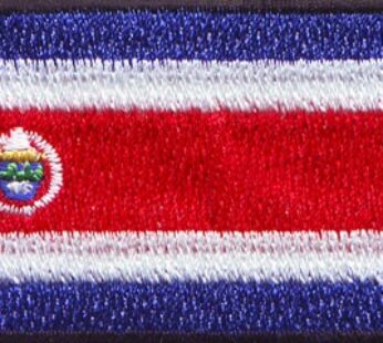 Costa Rica 1.5″x 2.5″ Crest