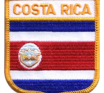 Costa Rica 2.5″x 2.75″ Shield Crest
