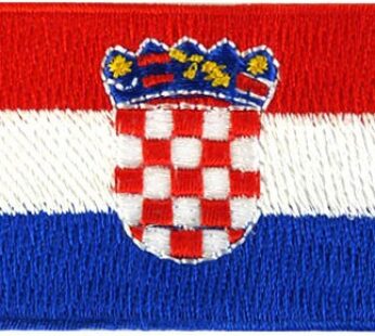 Croatia 1.5″x 2.5″ Crest