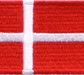 Denmark 1.5″x 2.5″ Crest