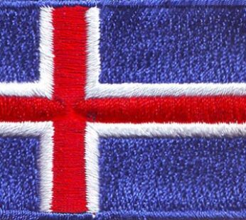 Iceland 1.5″x 2.5″ Crest