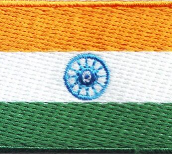 India 1.5″x 2.5″ Crest