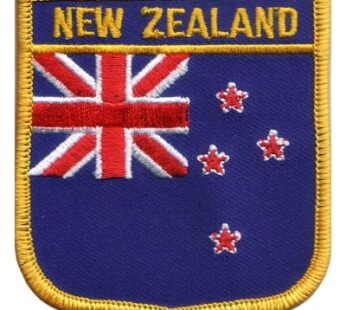 New Zealand 2.5″x 2.75″ Shield Crest