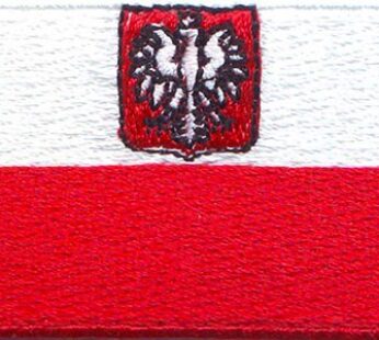 Poland 1.5″x 2.5″ Crest