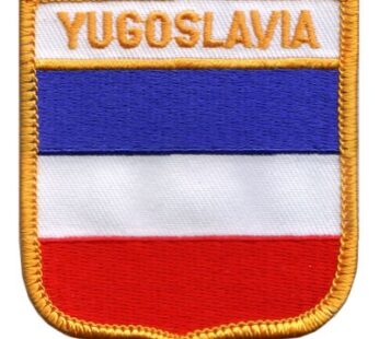 Yugoslavia 2.5″x 2.75″ Shield Crest