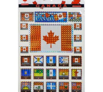 Canada/Provinces Reflective Decal Sheet