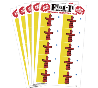 Nunavut Decals, 1″x1.5″, 50/pack