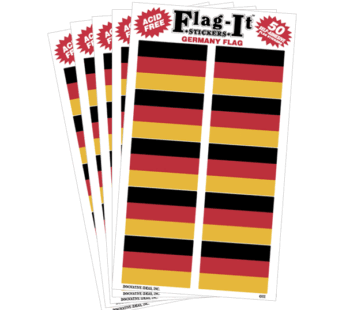 Germany 1″x1.5″ Decal, 50/pack