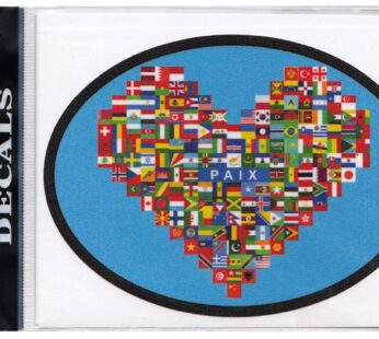World Peace Decal, French