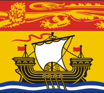 New Brunswick 2 3/8″x4″ Window Cling Decal