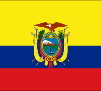 Ecuador Flags (with crest)