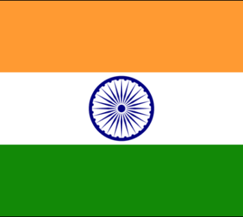 India 3.25″x5″ Vinyl Decal