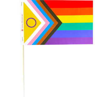 Intersex Inclusive Pride Paper Stick Flags