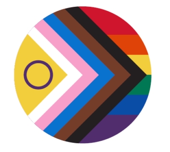 Intersex Inclusive Pride Flag Buttons
